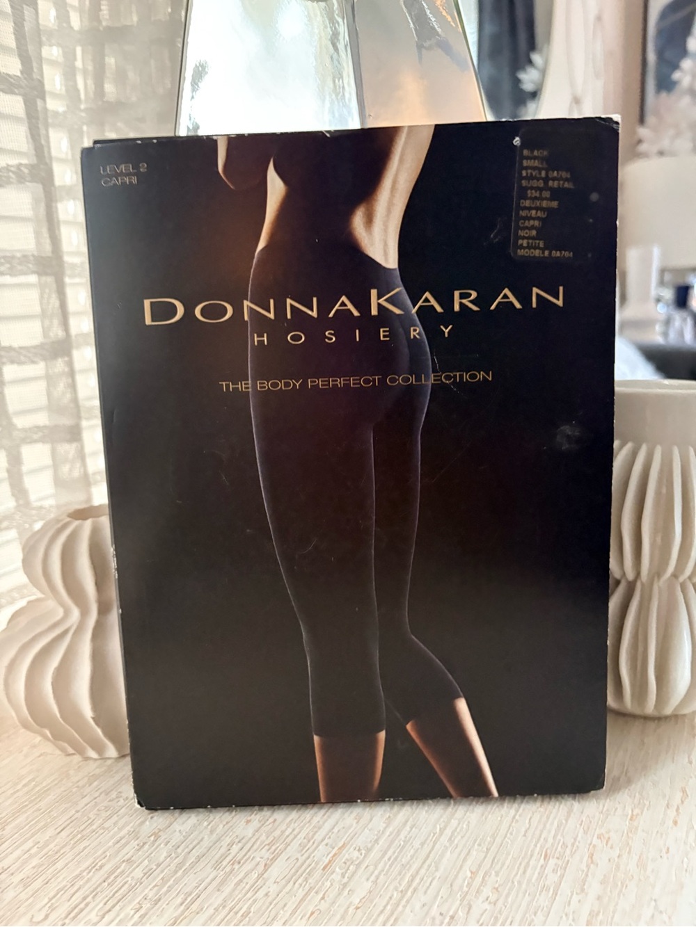 NWT Donna Karan Hosiery Capri Level 2 Body Shaper Size S Retail $34